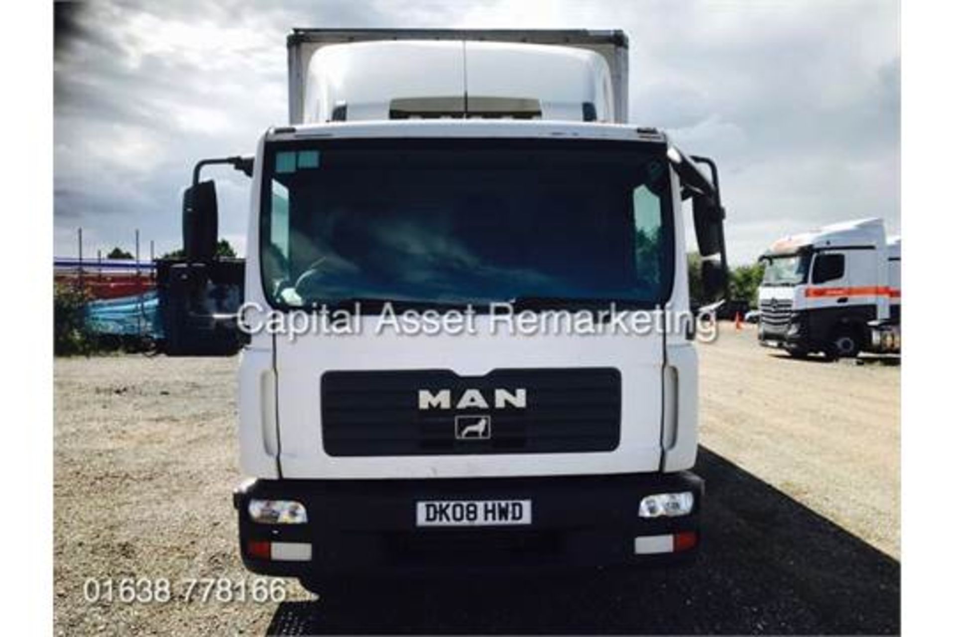 MAN 7.5 TONNE CURTAINSIDE TRUCK - 150BHP - LWB - 08 REG -LONG MOT - TAILIFT -LEZ COMPLIANT - Image 2 of 11