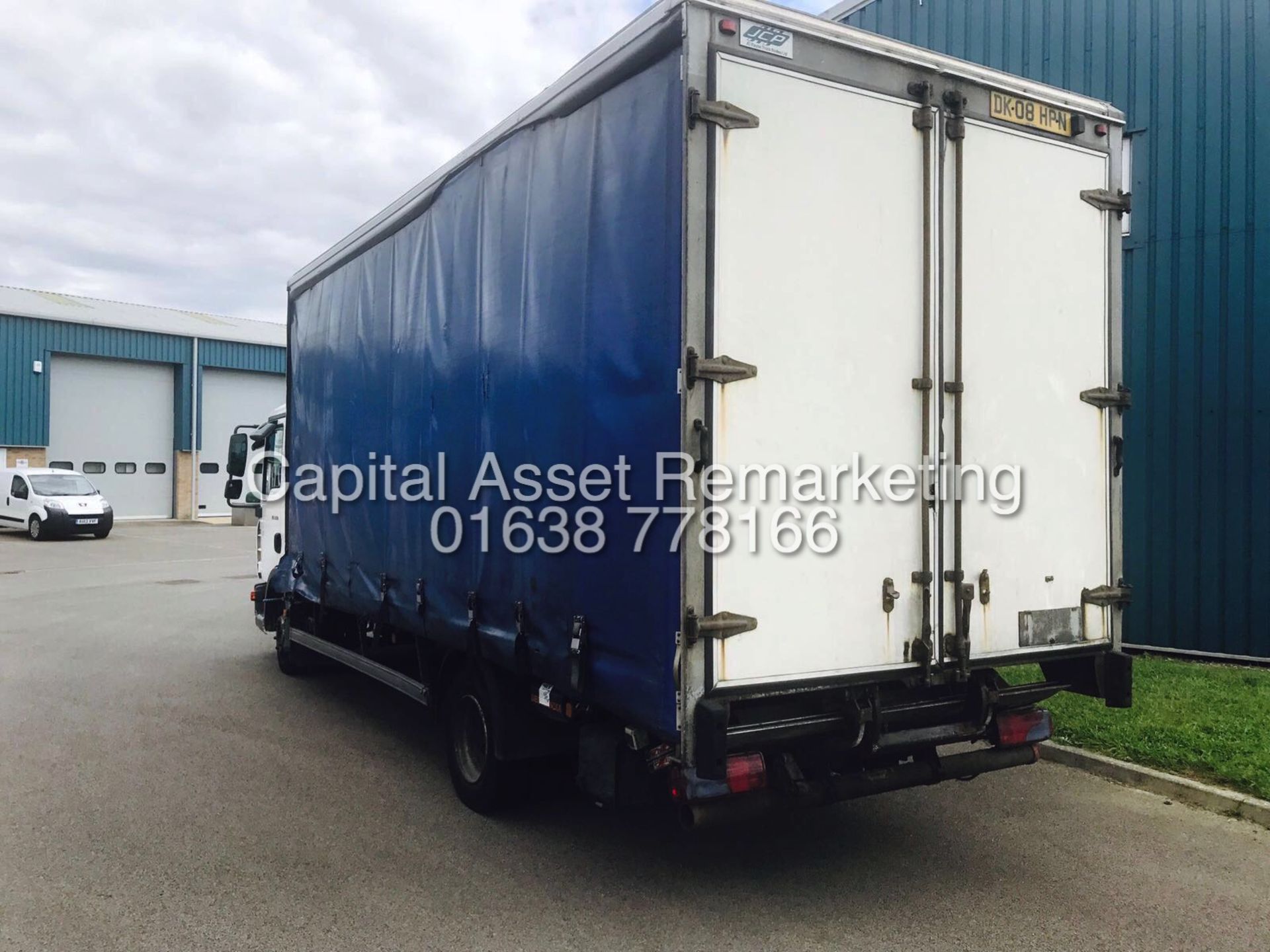 MAN TGL7 "150" 20 FOOT CURTAIN SIDE TRUCK (08 REG) PLATED UNTIL END OF FEB 2018 -TUCK AWAY TAIL LIFT - Image 5 of 14