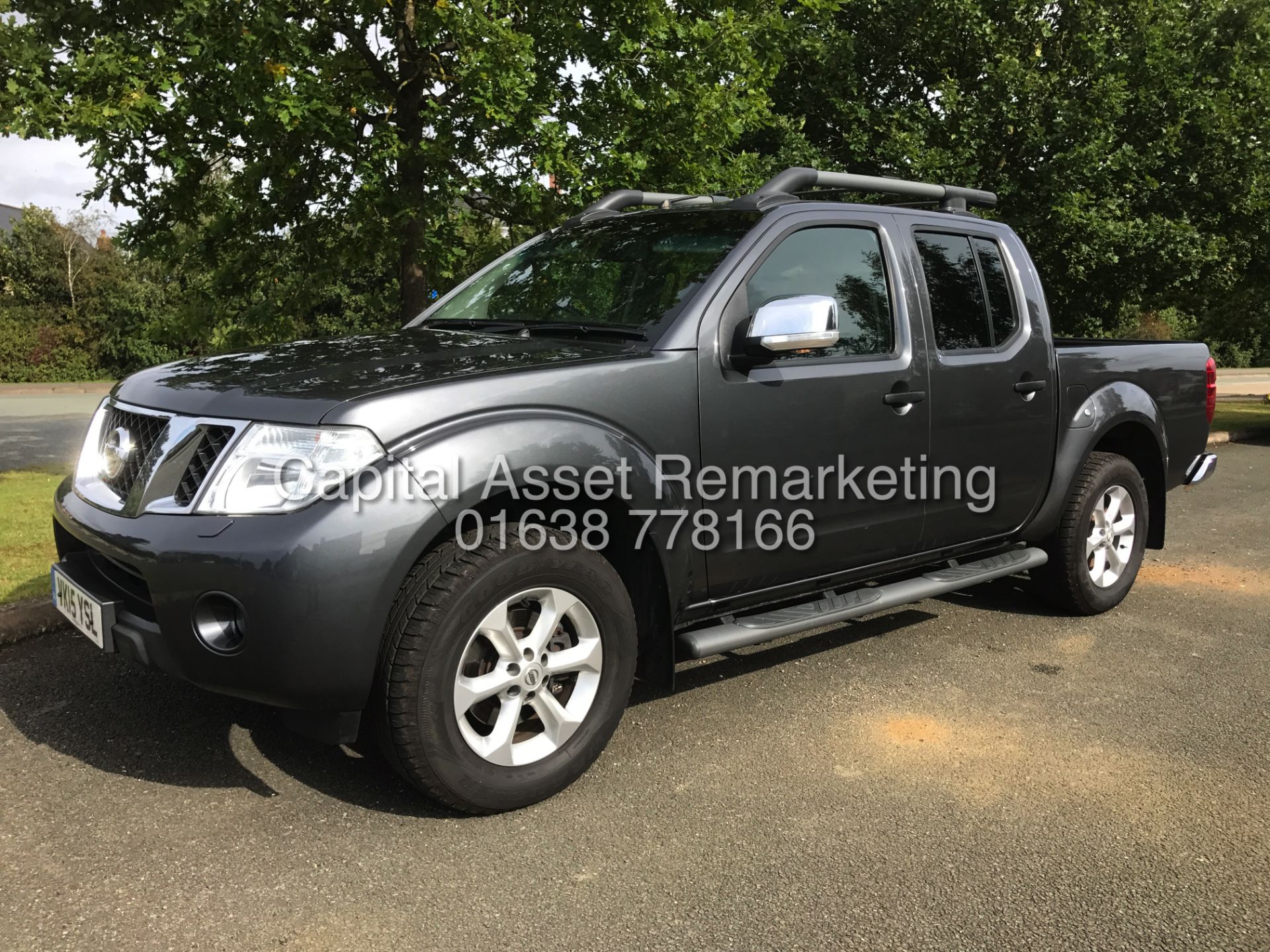 NISSAN NAVARA 2.5DCI AUTO "TEKNA - D/C" (15 REG) SAT NAV - LEATHER - 1 OWNER FSH - FULLY LOADED !!