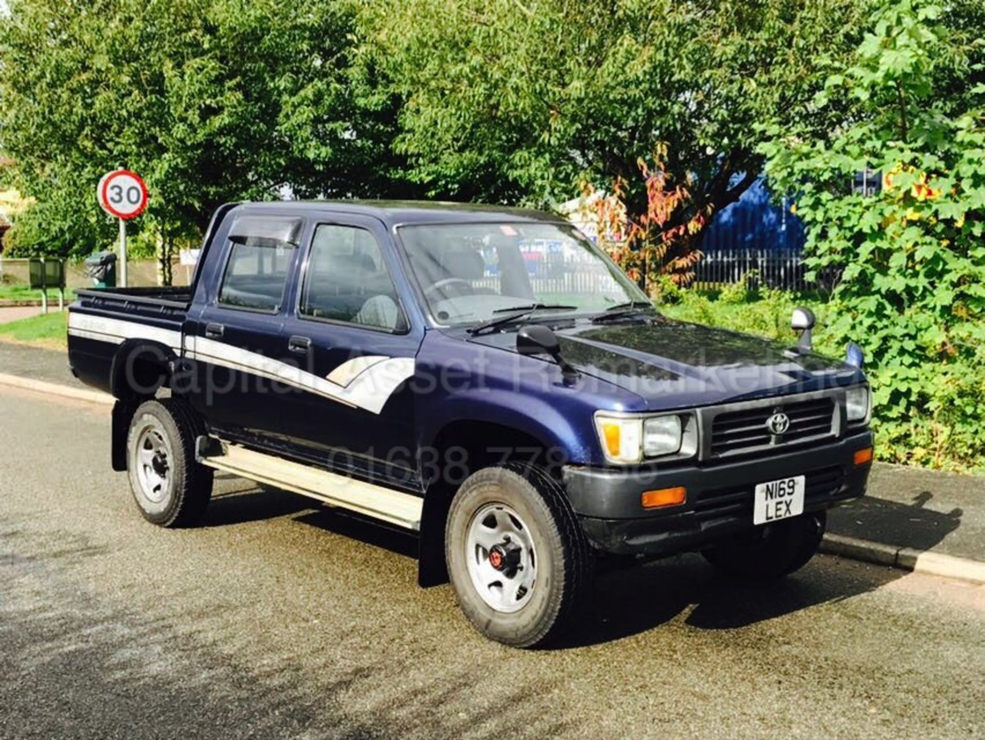 TOYOTA HILUX 'DOUBLE CAB' PICK-UP (1996 - N REG) 'DIESEL - 5 SPEED MANUAL' **AIR CON** (NO VAT)