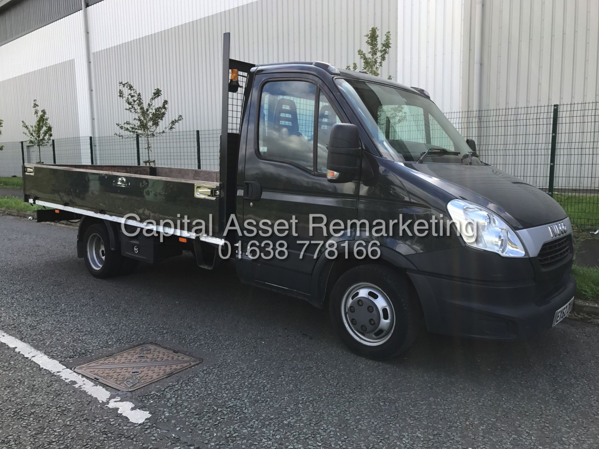 (ON SALE) IVECO DAILY 35C13"130BHP" (2013 MODEL) 14 FT LWB DROPSIDE -IDEAL SCAFFOLD TRUCK -ELEC PACK - Image 3 of 14