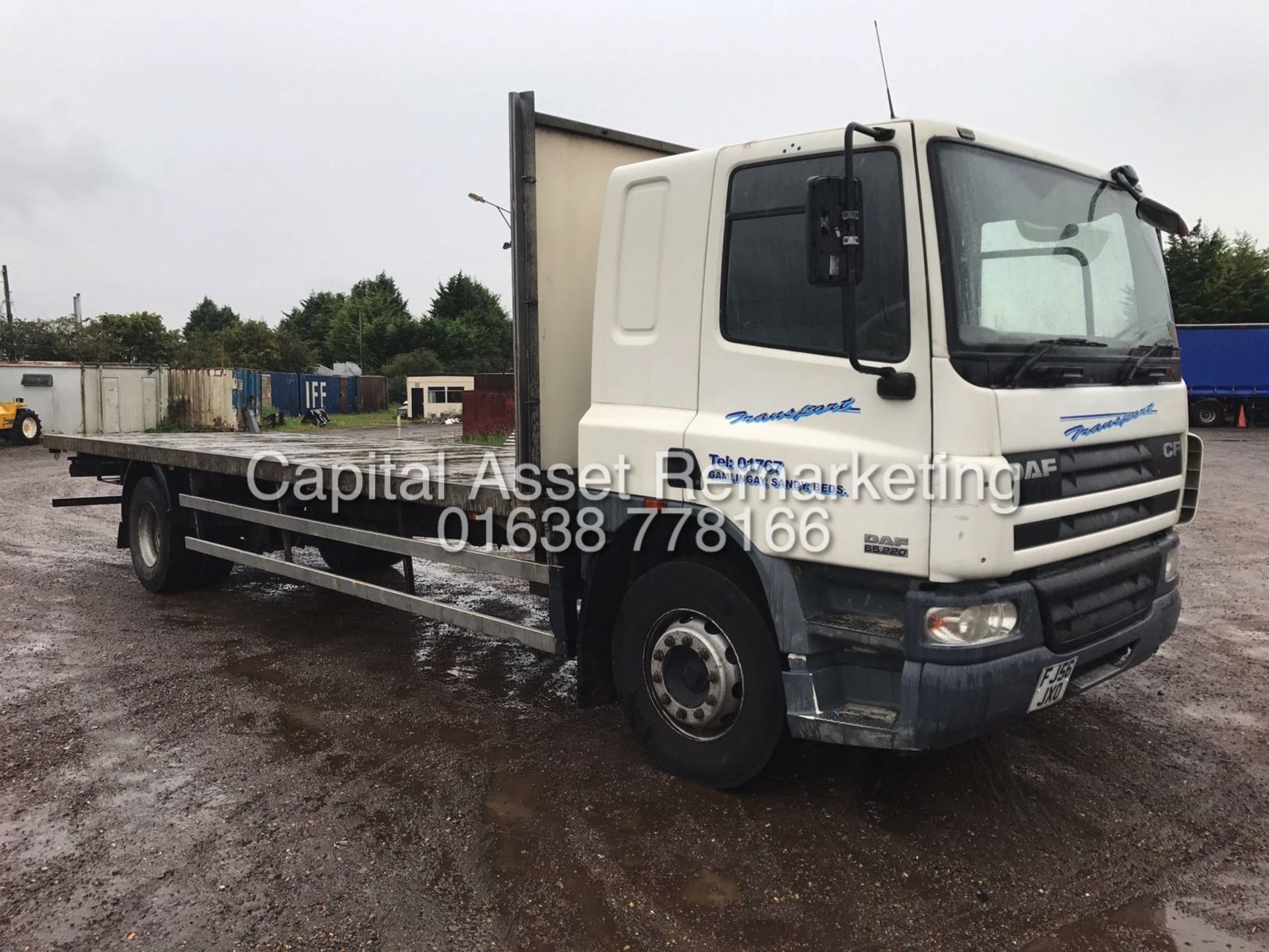 (On Sale) DAF CF65.220 -18000KG GROSS FLAT BED - 2007 REG - 1 OWNER - MANUAL GEARBOX - - Image 3 of 16