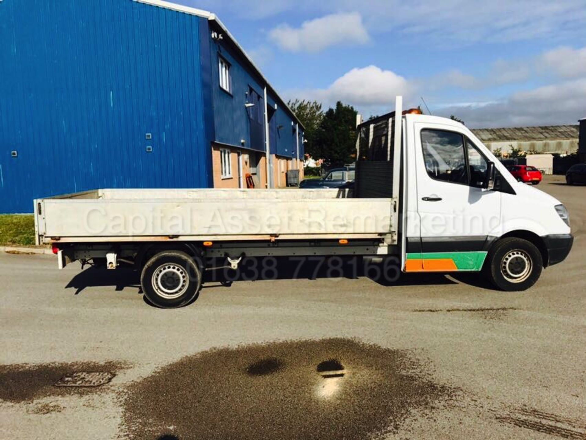 MERCEDES-BENZ SPRINTER 313 CDI 'LWB - DROPSIDE TRUCK' (2013 - 13 REG) '130 BHP - 6 SPEED' *CRUISE* - Image 8 of 16