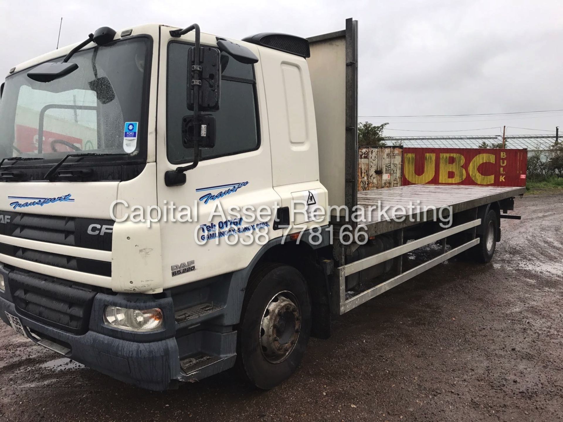 (On Sale) DAF CF65.220 -18000KG GROSS FLAT BED - 2007 REG - 1 OWNER - MANUAL GEARBOX -