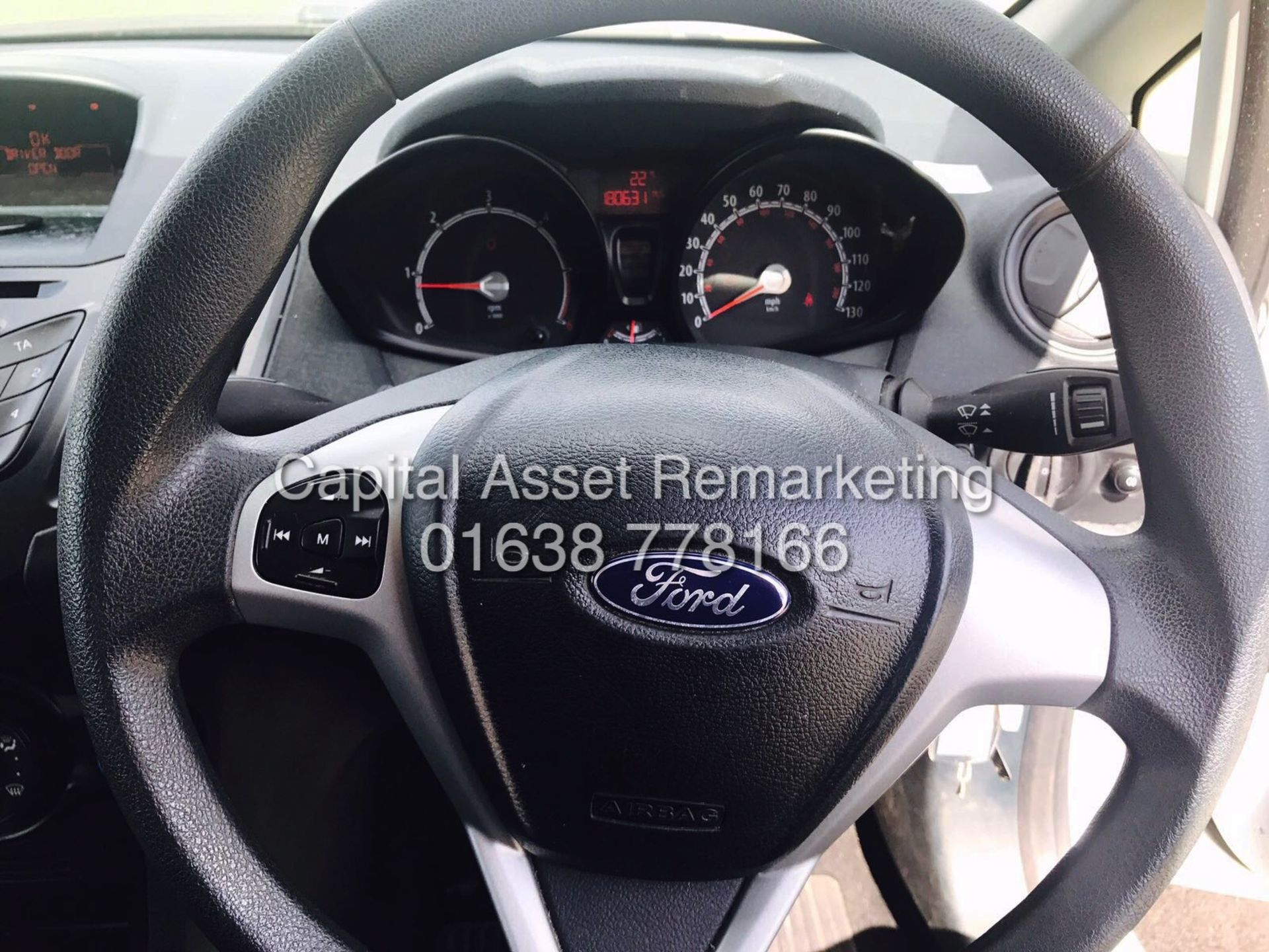 FORD FIESTA 1.4TDCI COMMERCIAL / VAN (2012 MODEL) 1 COUNCIL OWNER FROM NEW - ELEC PACK - Image 10 of 13