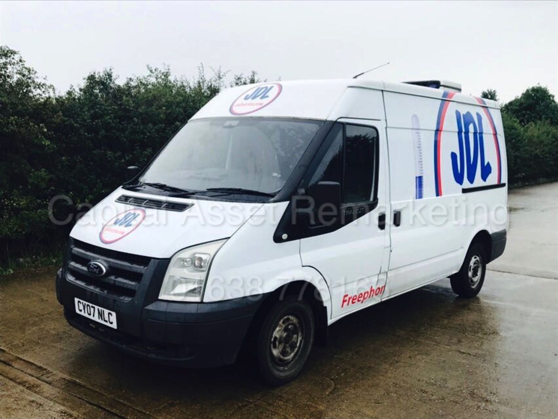 FORD TRANSIT 85 T300 'MWB - FRIDGE / FREEZER VAN' (2007 - 07 REG) '2.2 TDCI' (NO VAT - SAVE 20%)