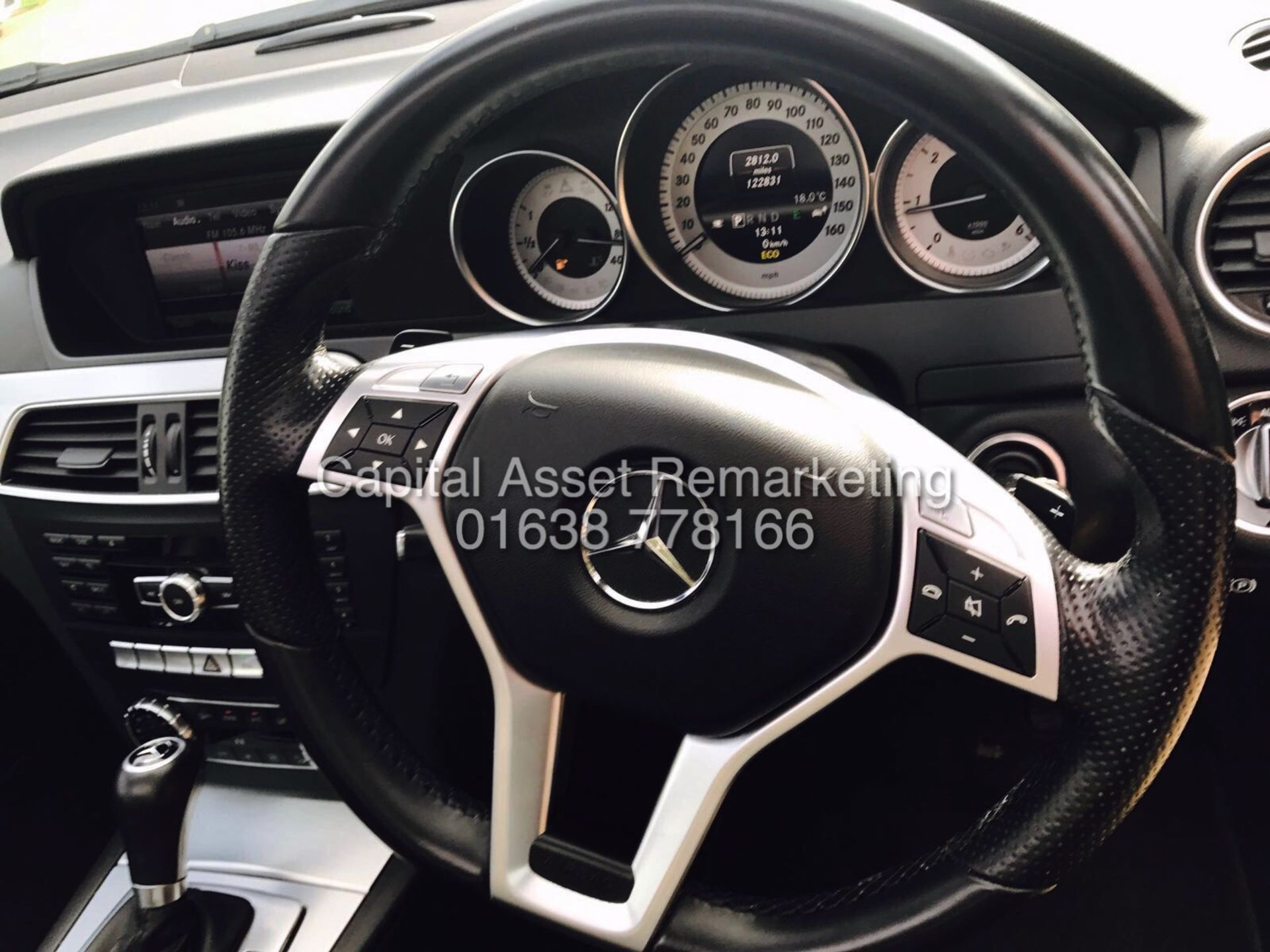 MERCEDES C220CDI "AMG SPORT" AUTO (2014 MODEL) COMMAND - LEATHER - SUNROOF - 1 OWNER FROM NEW FSH - Image 12 of 22