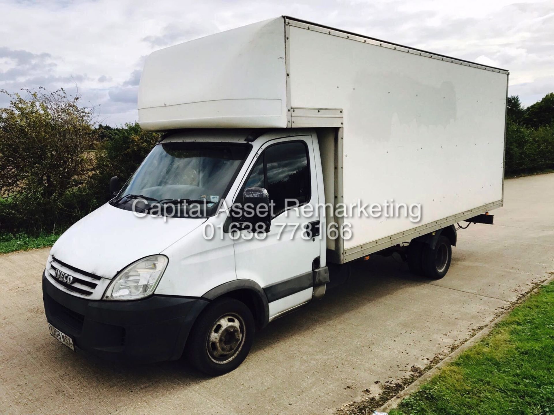 IVECO DAILY 3.0TD 35C15 "150BHP - 6 SPEED" 14 FOOT LUTON BOX VAN (08 REG ) MASSIVE LOADING SPACE