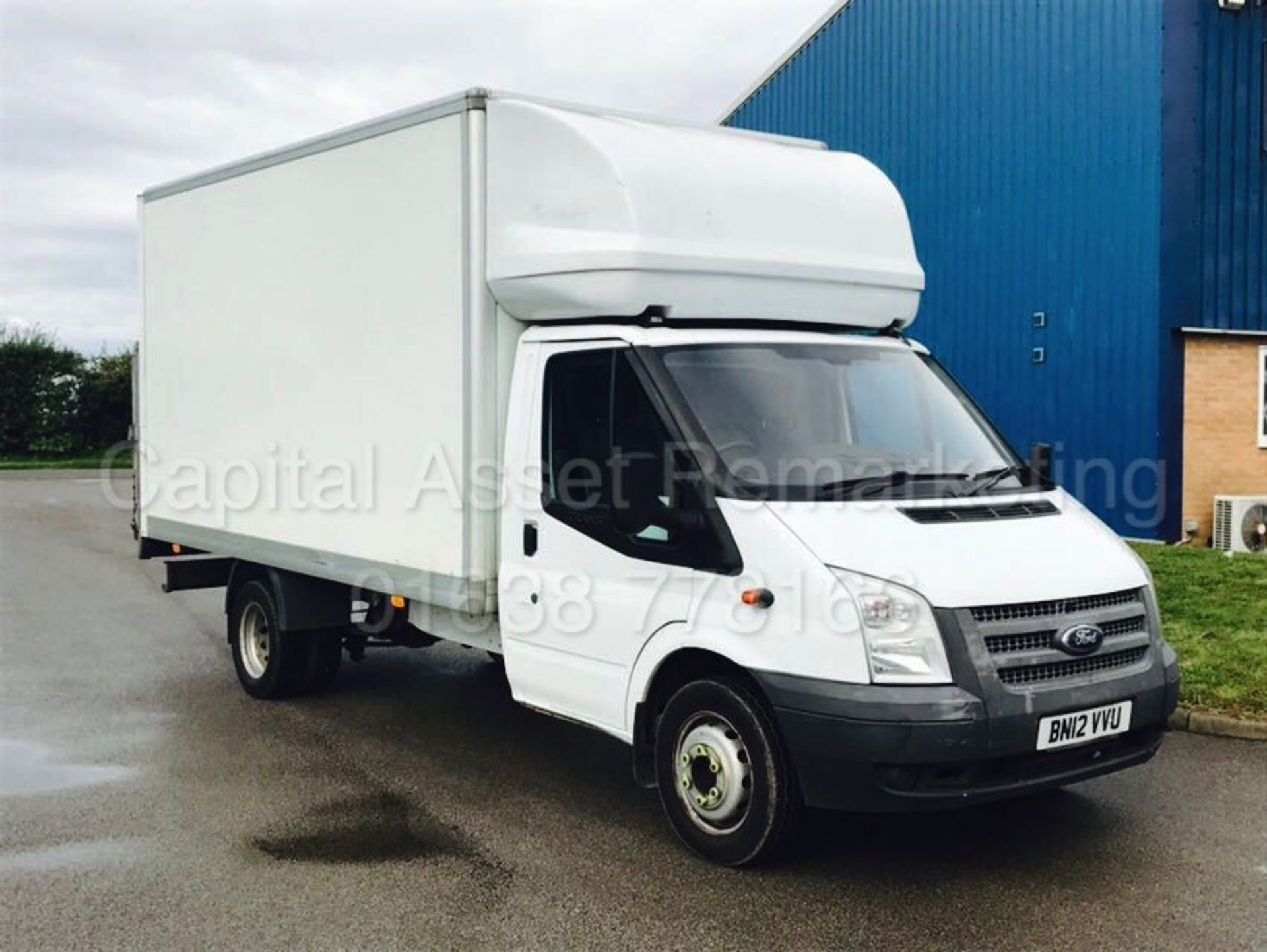 FORD TRANSIT 125 T350L RWD 'LWB - LUTON / BOX VAN' (2012) '2.2 TDCI - 125 PS - 6 SPEED' *TAIL-LIFT*