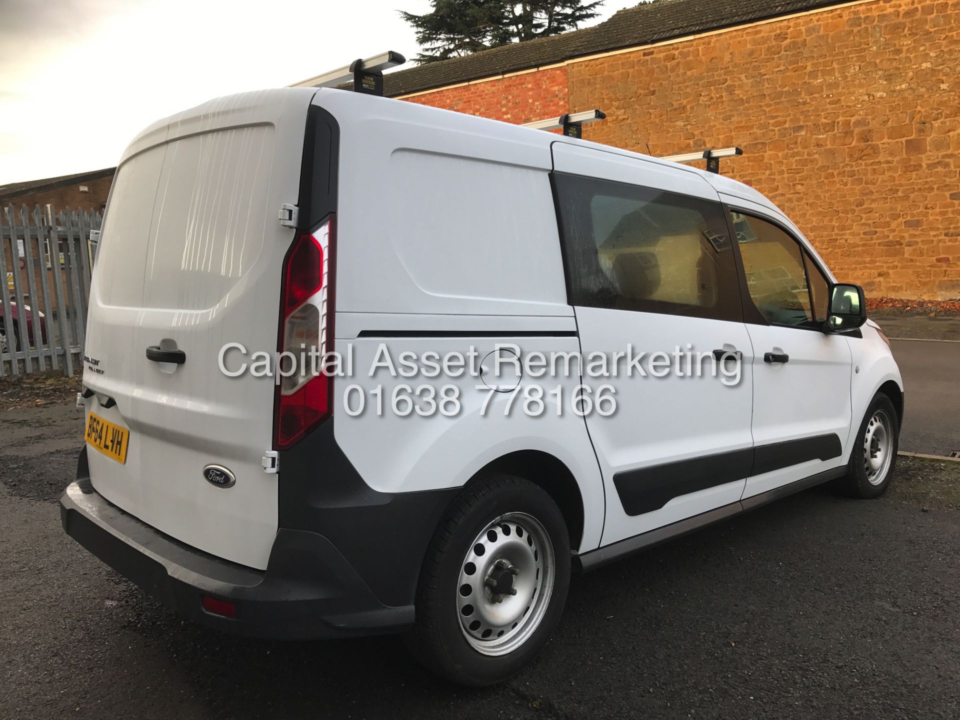 FORD TRANSIT CONNECT 1.6TDCI T230 (2015 MODEL) DUELINER / CREW VAN / COMBI VAN - 1 OWNER FSH *RARE* - Image 9 of 22