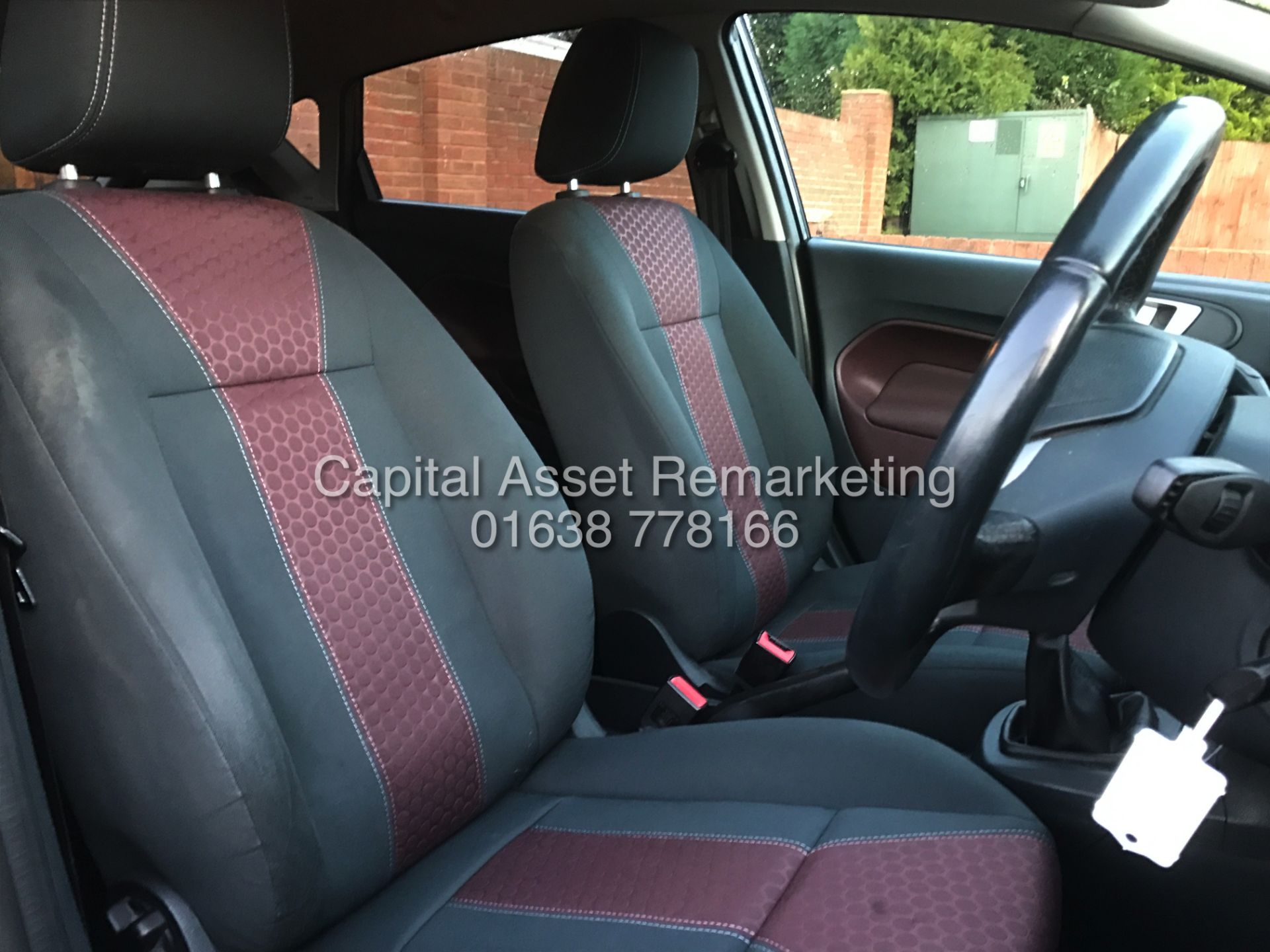 (ON SALE) FORD FIESTA 1.4TDCI "ZETEC" 5DOOR (2012 YEAR) AIR CON-ELEC PACK- RED/BLACK INTERIOR - Image 12 of 22