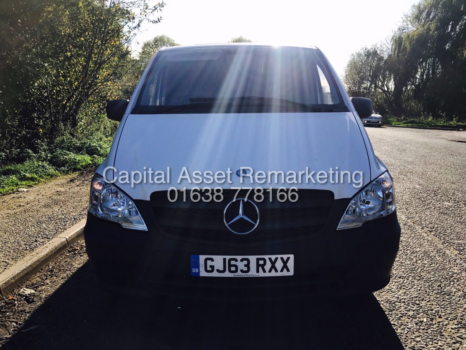 MERCEDES VITO 113CDI "136BHP - 6 SPEED" LWB (2014 MODEL - NEW SHAPE) ONLY 62K - AIR CON - ELEC PACK - Image 2 of 13