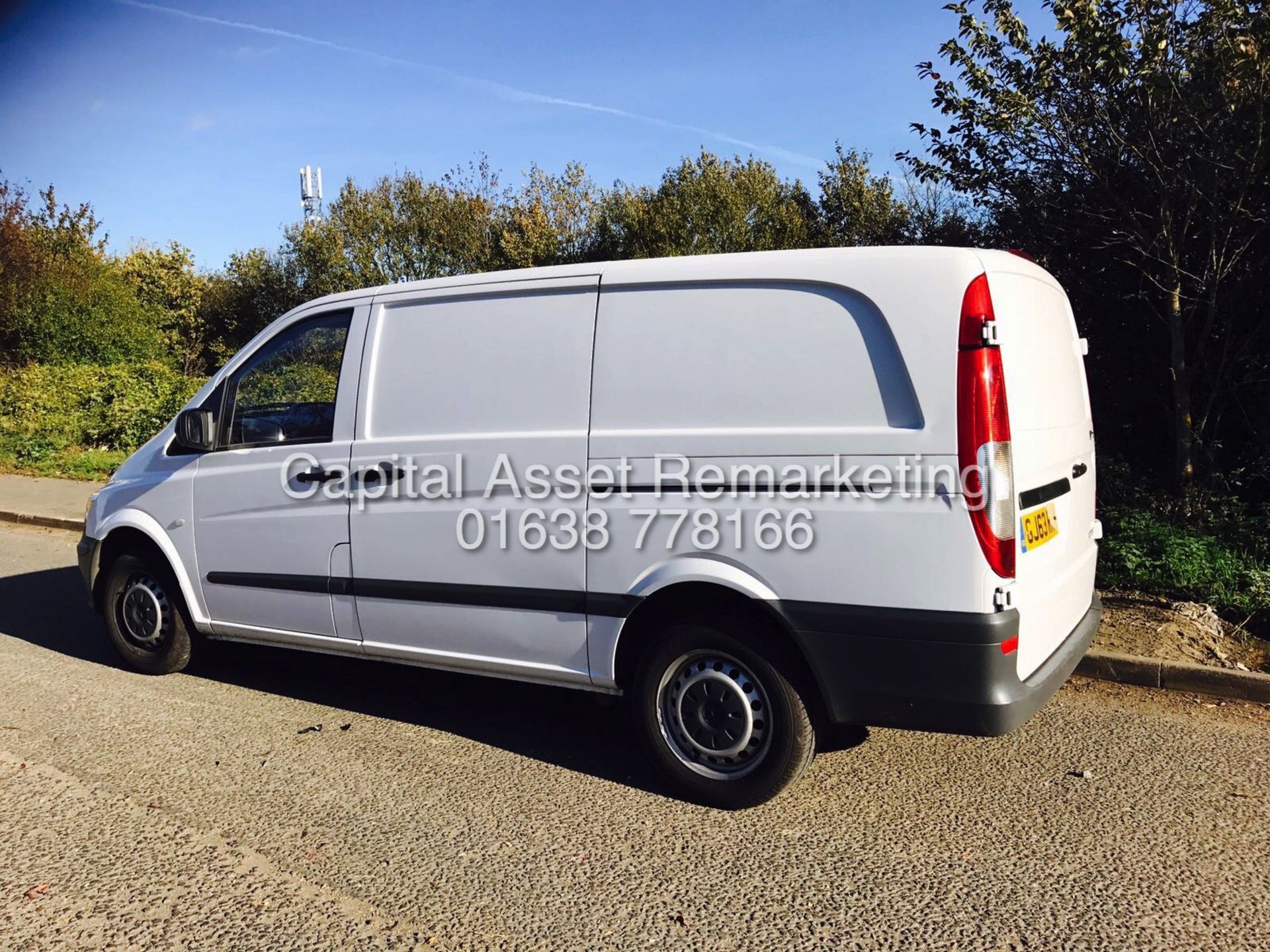 MERCEDES VITO 113CDI "136BHP - 6 SPEED" LWB (2014 MODEL - NEW SHAPE) ONLY 62K - AIR CON - ELEC PACK - Image 4 of 13