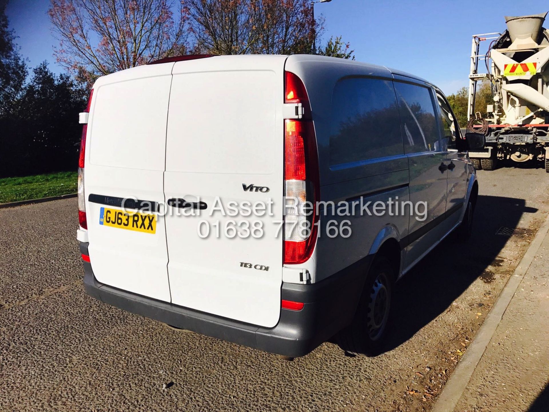 MERCEDES VITO 113CDI "136BHP - 6 SPEED" LWB (2014 MODEL - NEW SHAPE) ONLY 62K - AIR CON - ELEC PACK - Image 6 of 13