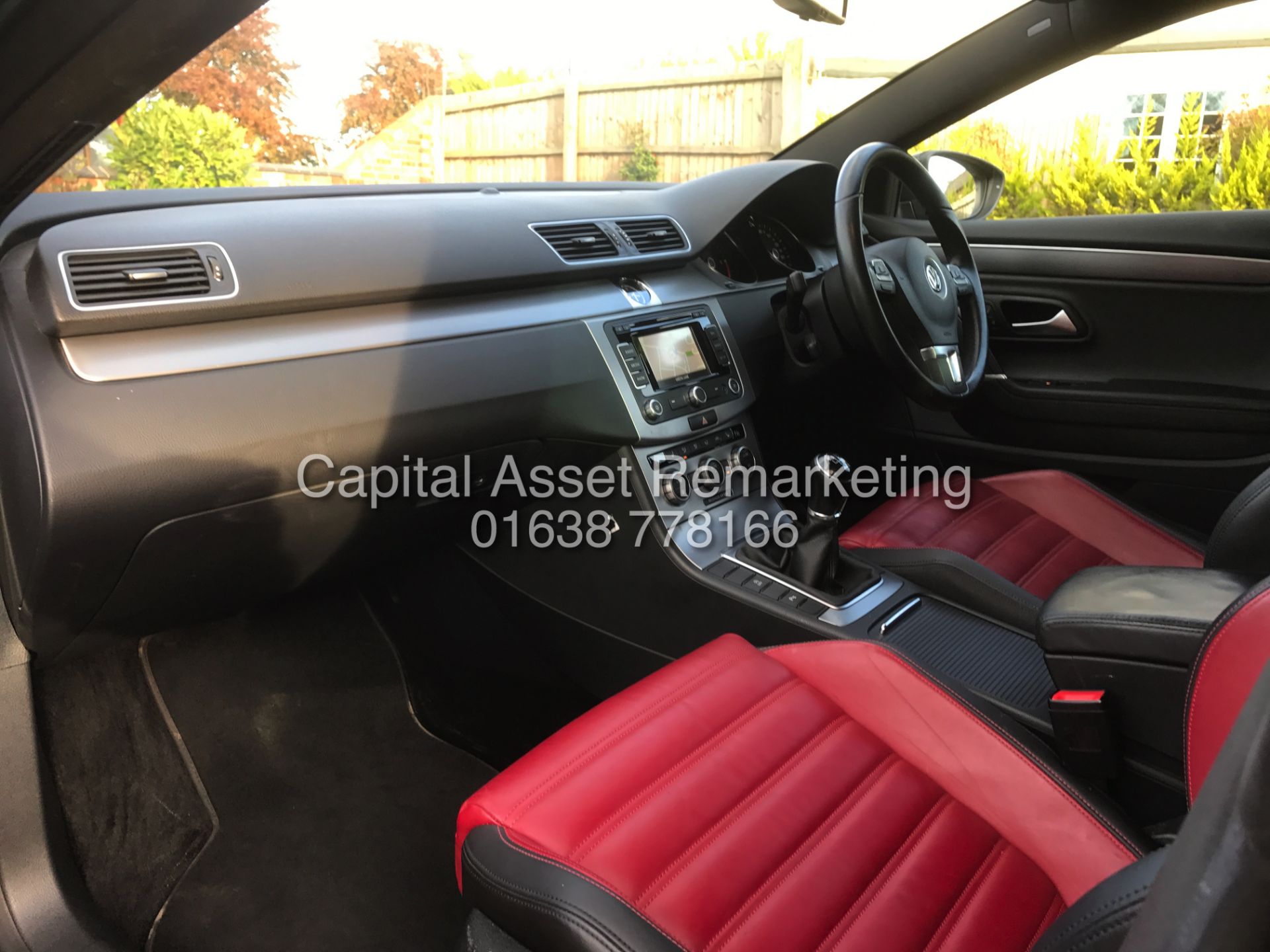 VOLKSWAGEN PASSAT CC 2.0TDI "GT EDITION - 140BHP - 6 SPEED" 1 OWNER FSH - SAT NAV -RED&BLACK LEATHER - Image 16 of 25