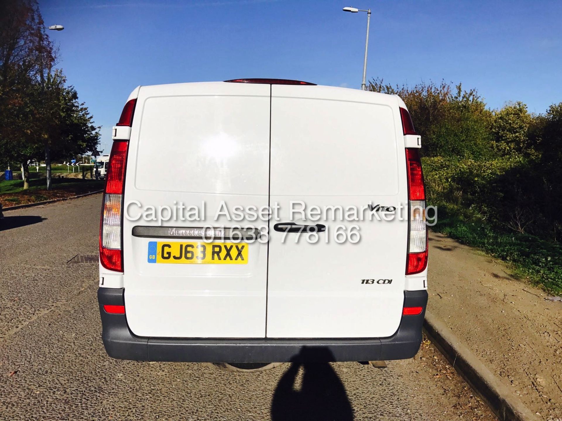 MERCEDES VITO 113CDI "136BHP - 6 SPEED" LWB (2014 MODEL - NEW SHAPE) ONLY 62K - AIR CON - ELEC PACK - Image 5 of 13