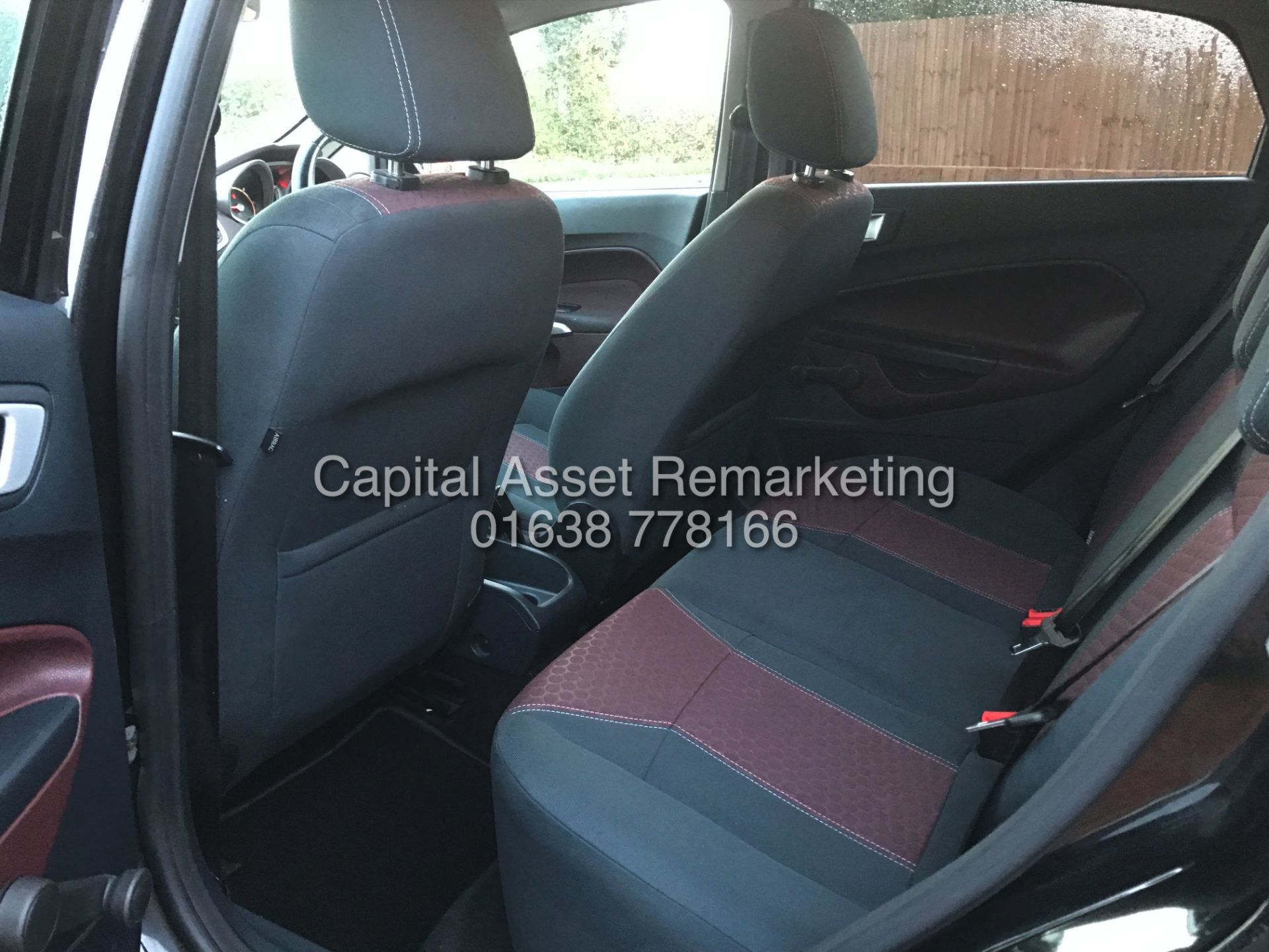 (ON SALE) FORD FIESTA 1.4TDCI "ZETEC" 5DOOR (2012 YEAR) AIR CON-ELEC PACK- RED/BLACK INTERIOR - Image 22 of 22