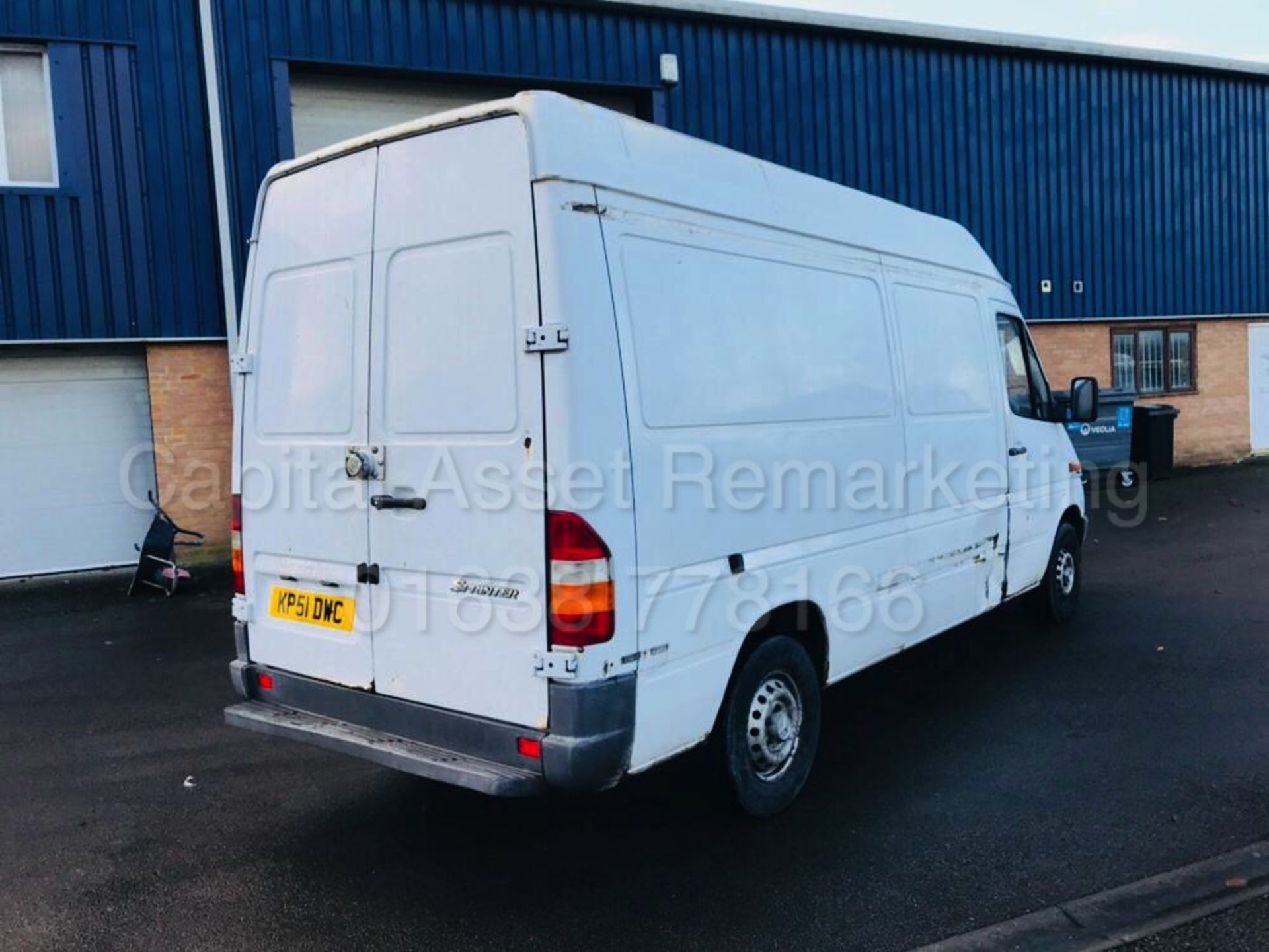 MERCEDES-BENZ SPRINTER 311 CDI 'MWB HI-ROOF' (2001 - 51 REG) '2.2 CDI - 110 BHP - 5 SPEED' (NO VAT) - Image 8 of 24