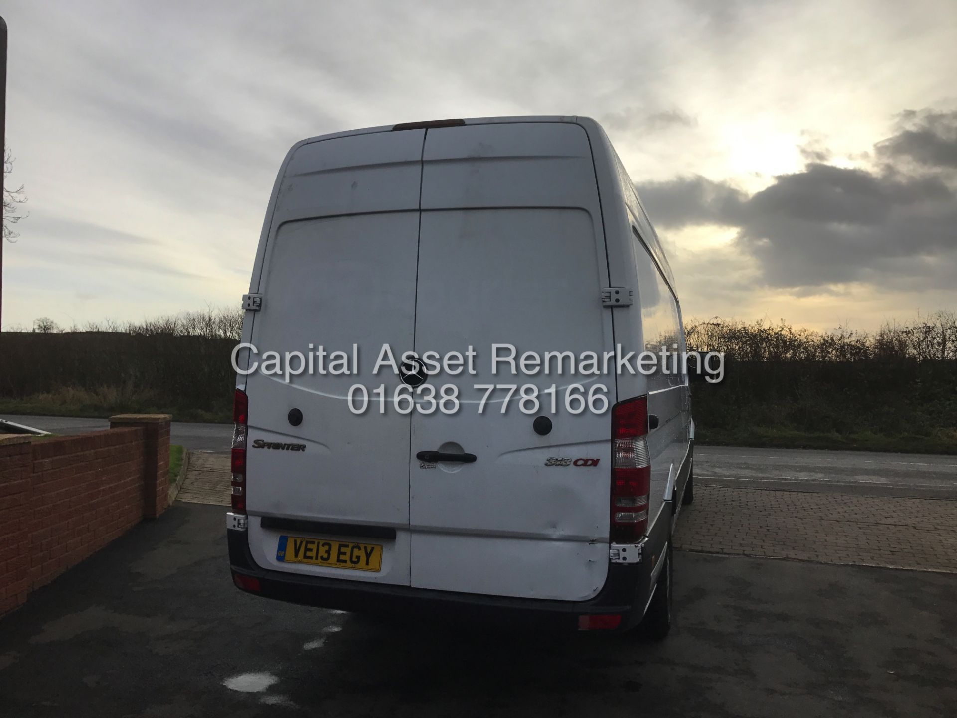 MERCEDES SPRINTER 313CDI (130BHP) LWB HIGH ROOF - 13 REG - 1 OWNER - ELEC PACK - EURO 5 - WOW!!! - Image 2 of 12