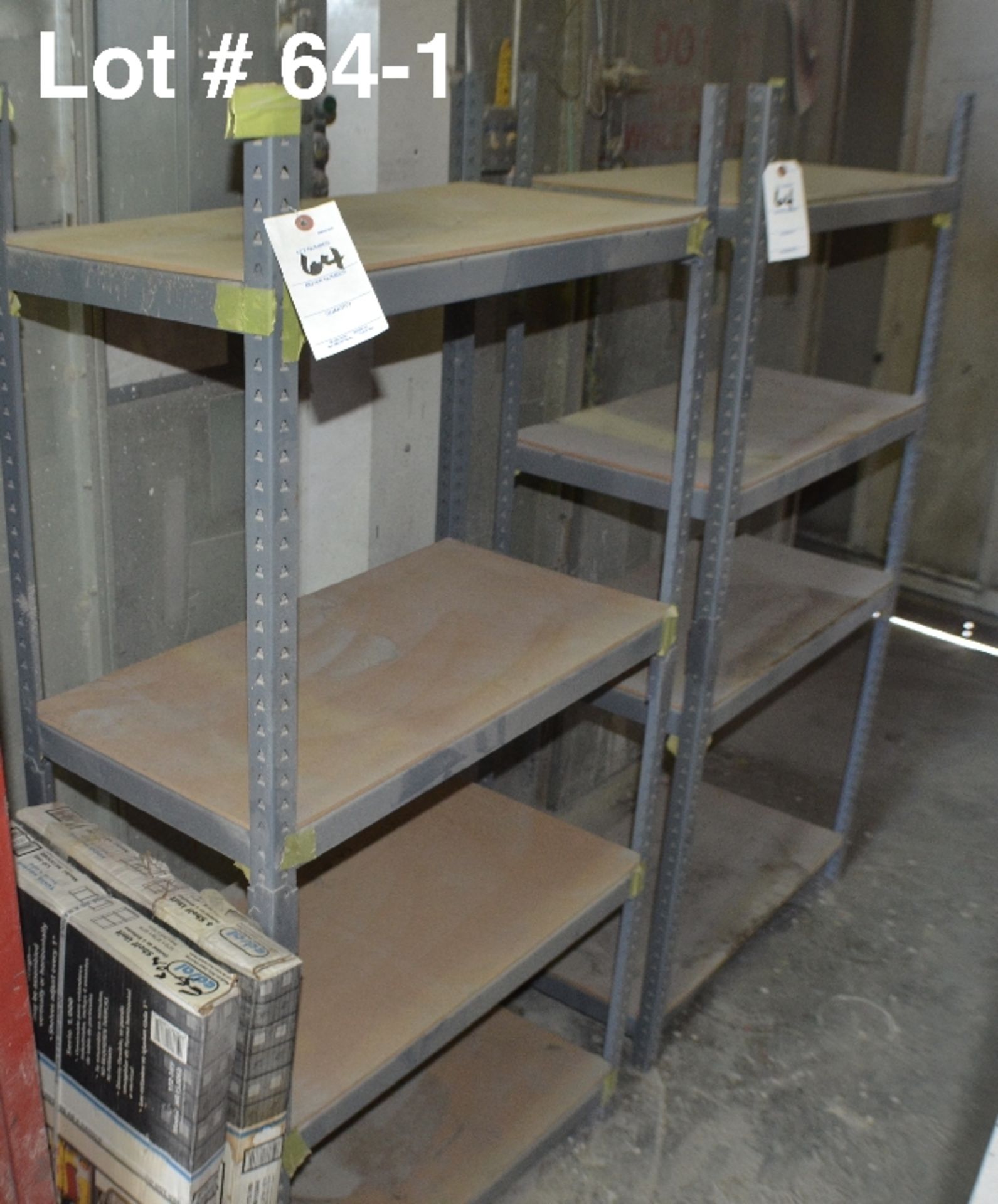 Steel Shelf Units (2 new in box)