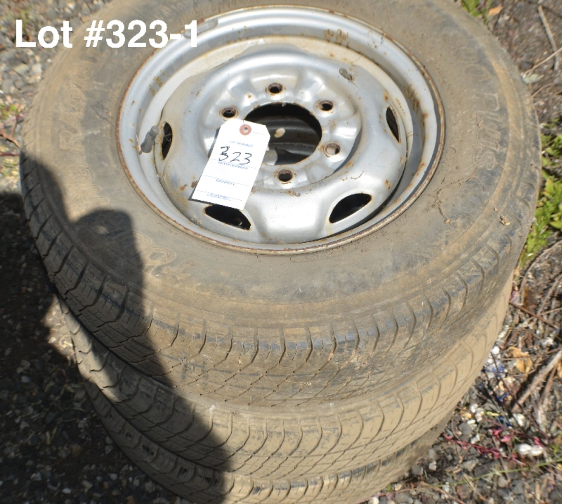 Tires w/ Steel Rims P195/75R 14