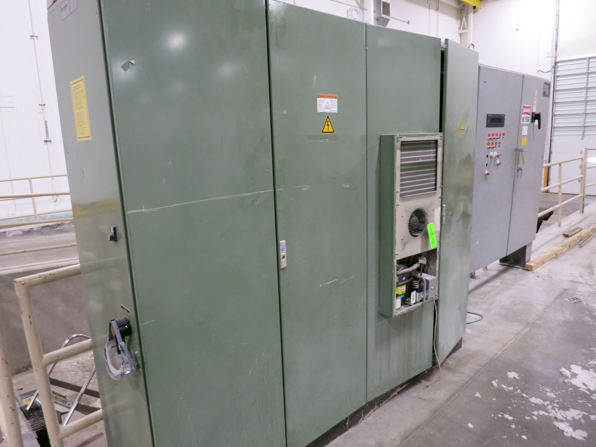 Senning 71 050 control cabinet (originally for folding machine); 60 Hz, 480 VAC, 16 KvA