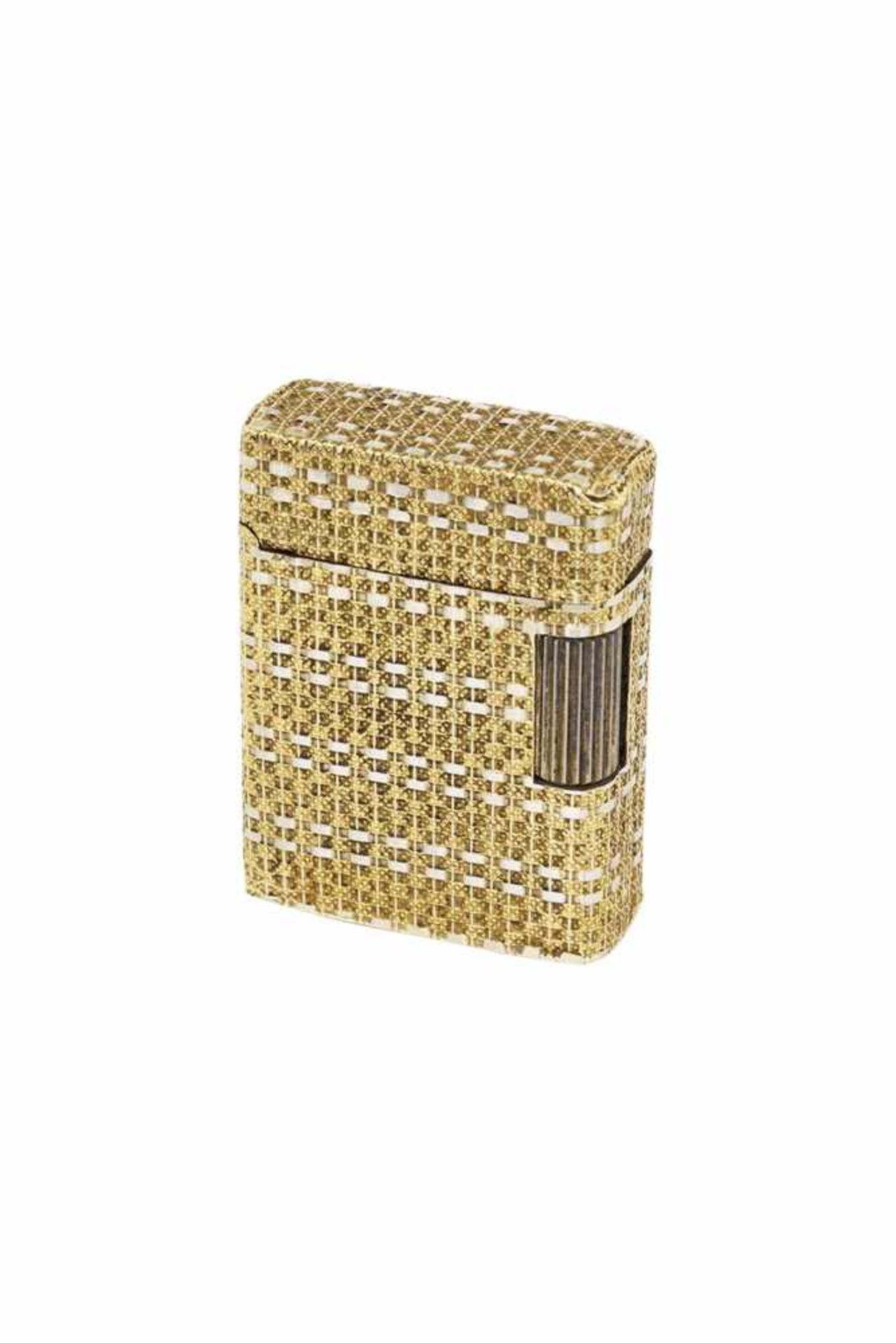 ACCENDINO A ORO DUPONT| GOLDEN LIGHTER DUPONT Accendino in oro giallo 18 kt, Dupont, g 108,10