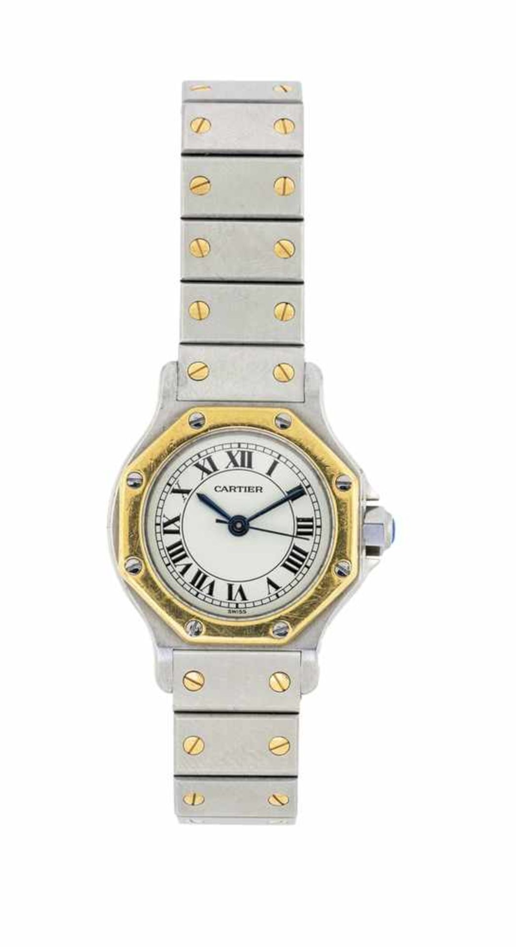 OROLOGIO CARTIER, LADY SANTOS OTTAGON| CARTIER WATCH, Cartier, orologio lady Santos Octagon.