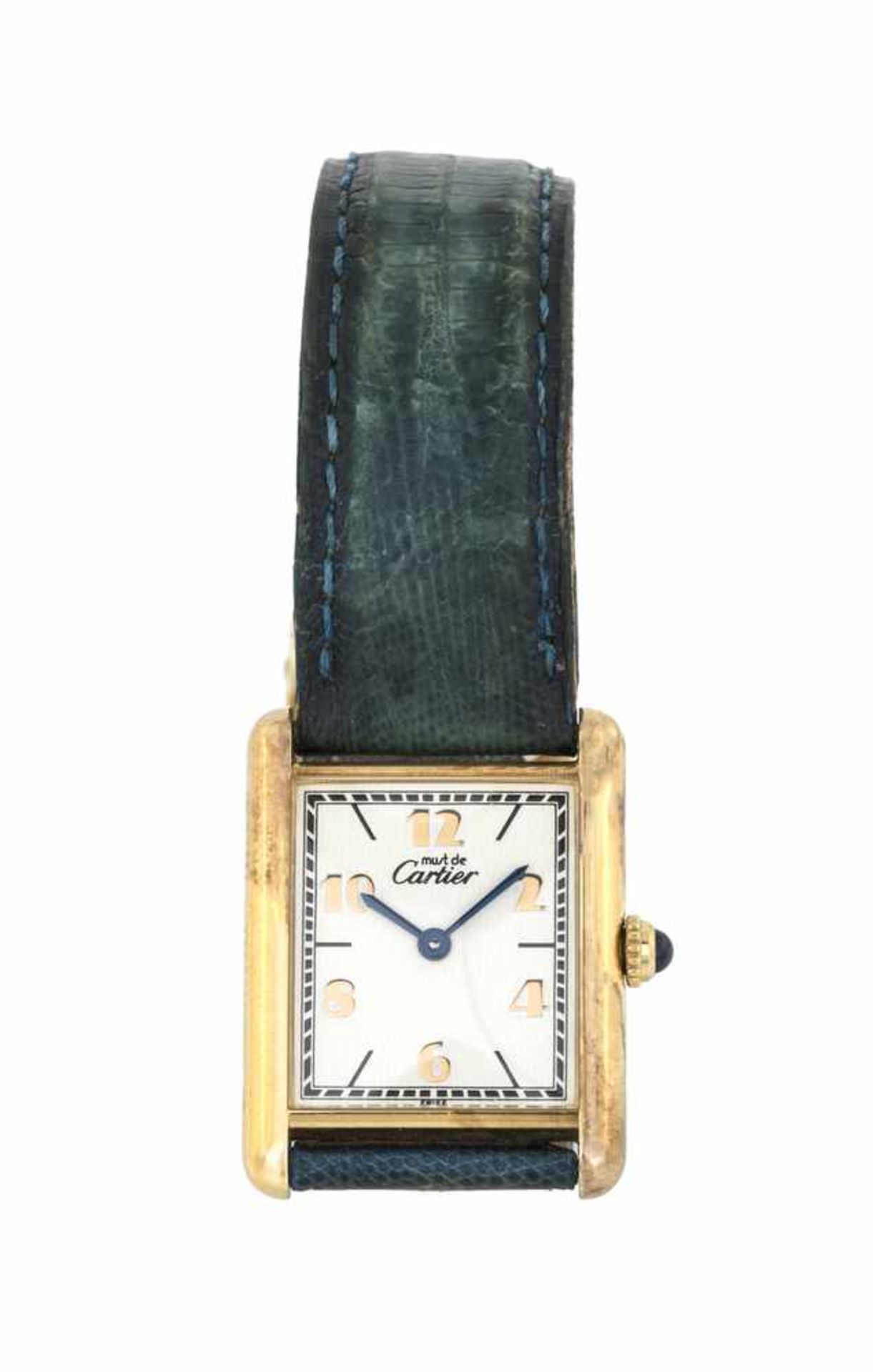 SERBATOIO DI OROLOGIO CARTIER VERMEIL| VERMEIL CARTIER Orologio Cartier Tank vermeil argento 925,