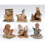 A collection of Border Fine Arts Beatrix Potter groups,