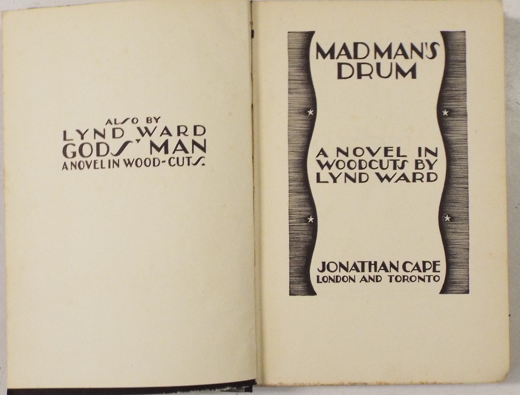 Ward (Lynd) Madman's Drum, A Novel In Woodcuts, London 1930, - Image 2 of 4