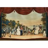 English school, 19th century, a theatrical scene, with the cast of Sheridan's Comedy of the Rivals,