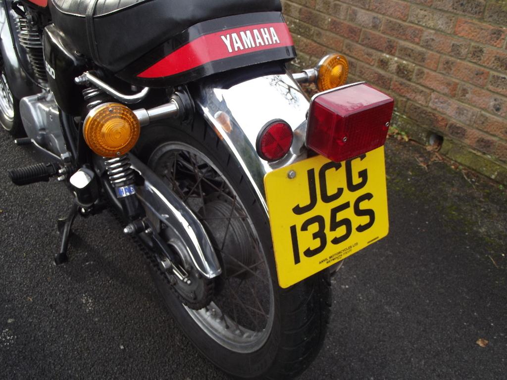 A 1978 Yamaha SR500, registration number JCG 135S, frame number 2J4005573, black/red. - Image 6 of 6