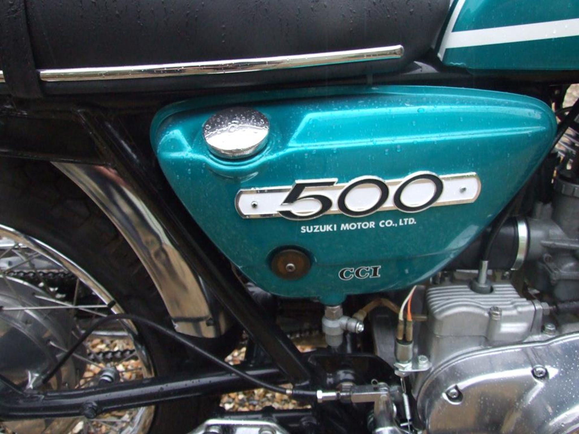 A 1971 Suzuki T500R, registration number BAX 219J, frame number T500-35849, - Image 2 of 5