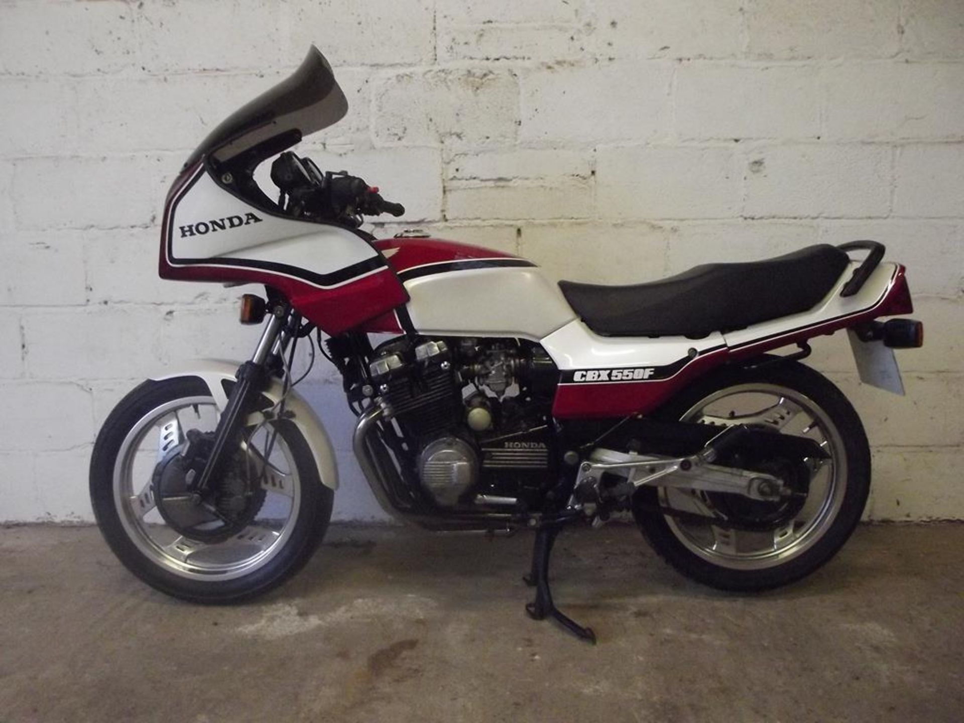 A 1983 Honda CBX 550F, registration number VBL 324Y, frame number PL04200830,