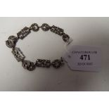 A marcasite bracelet