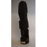 A Polynesian style carved wood figure, 4