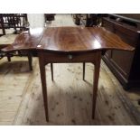 A 19th century mahogany Pembroke table,