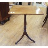 A tilt top tripod table, 50.5 cm wide