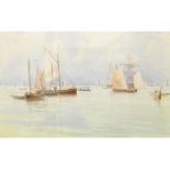 Charles Mottram, sailing boats in an est