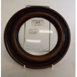 A 19th century oval table magnifying gla