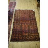 A Baluch prayer rug, 155 x 88 cm