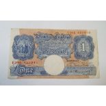 A Bank of England £1 banknote, E29E 4209