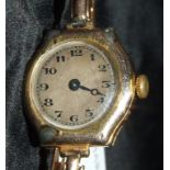 A lady's 9ct gold Rolex wristwatch, with