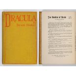 Stoker (Bram) Dracula, later issue, 1897, 'Shoulder of Shasta' advert at end and dated 1898,