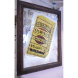 A W D & H O Wills's Gold Flake Cigarettes advertising mirror, 46.
