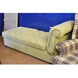 An upholstered day bed Condition report Report by GH Generally well used and with