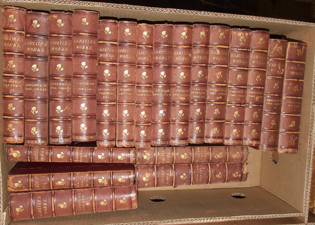 Carlyle (Thomas) Works of, 1891, 20 vols, - Image 2 of 2