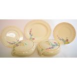 A Burleigh Ware Balmoral pattern part dinner service,