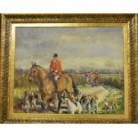 ɑ Michael Lyne, winter sunshine, oil on canvas, signed,